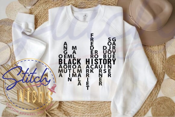 Black History Crossword Shirt