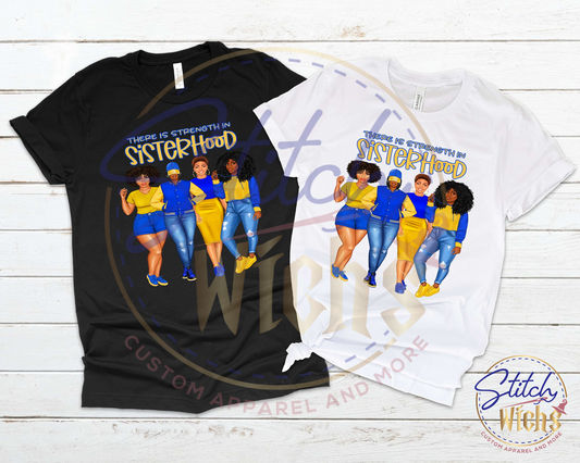 Blue & Gold Sisterhood Shirt