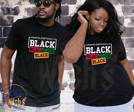 Unapologetically Black (Red, Green, & Gold) Shirt