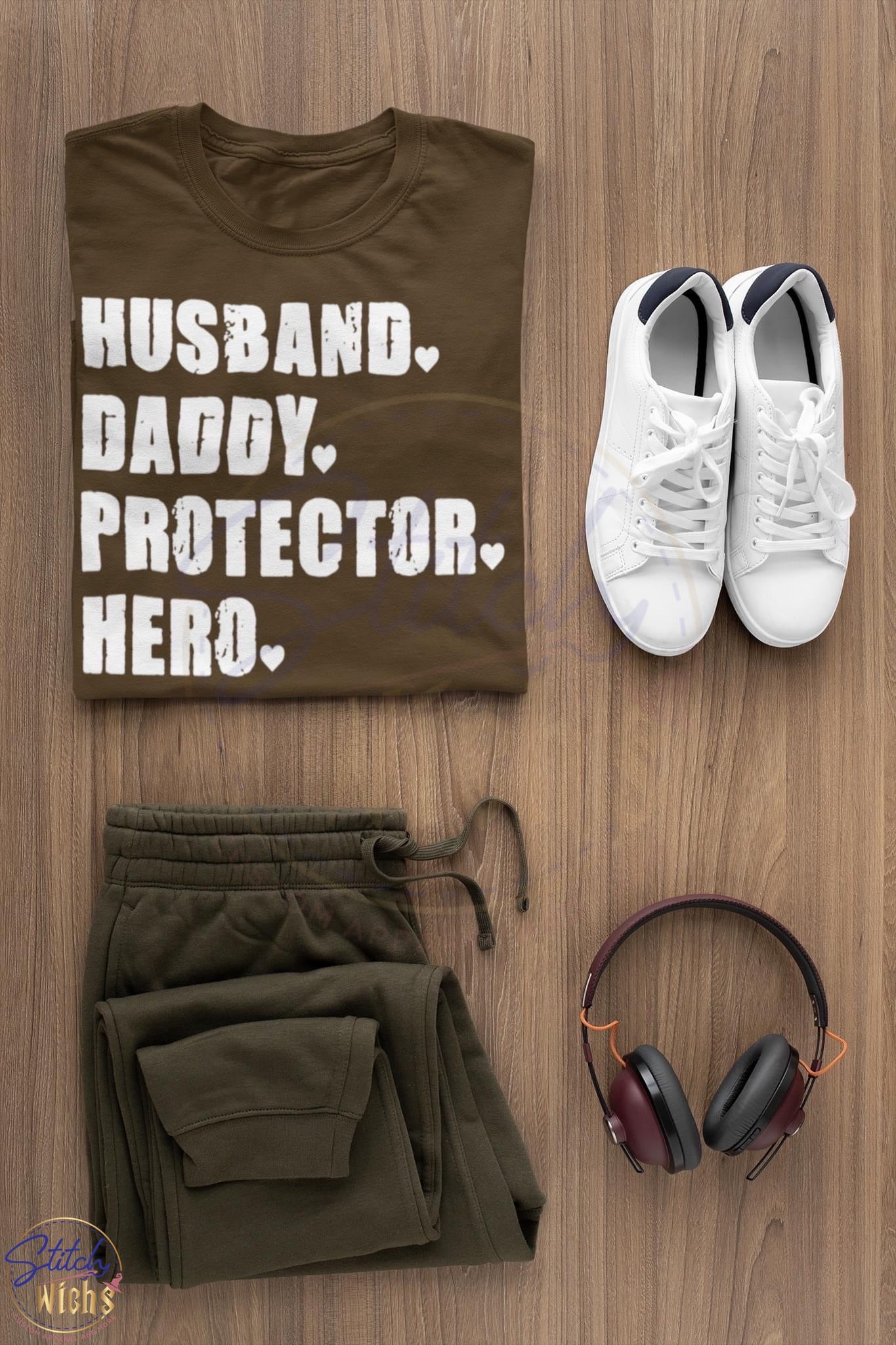 Husband Daddy Protector Hero T-Shirt