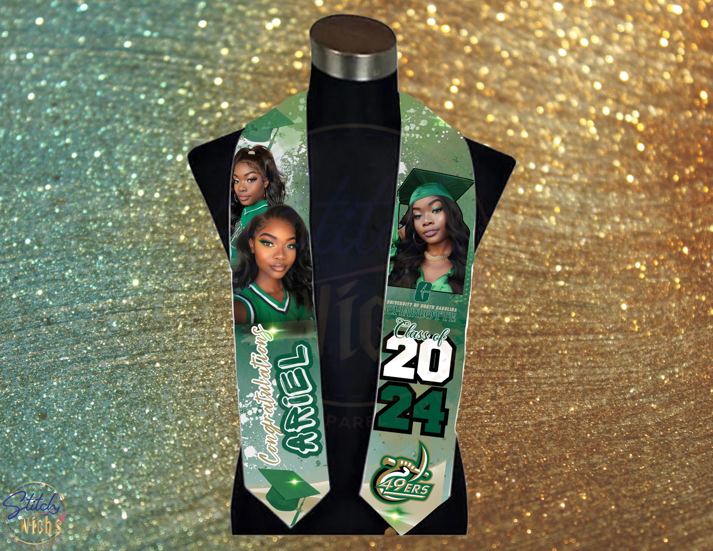 Custom Printed Graduation Stole