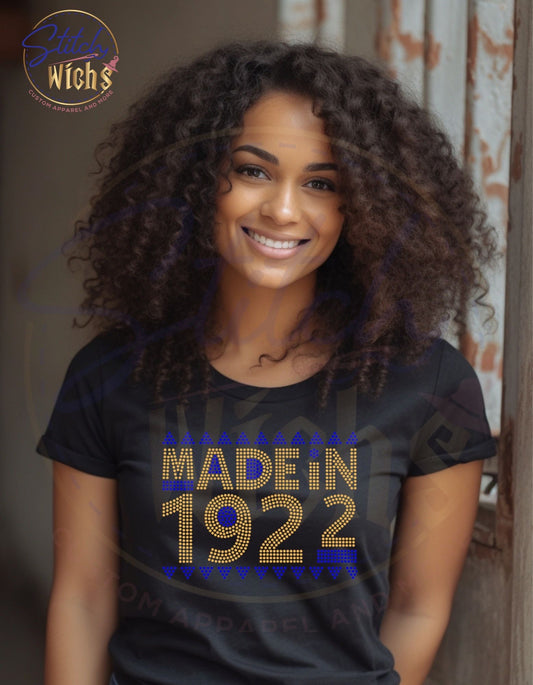 Made in 1922 Rhinestone Shirt