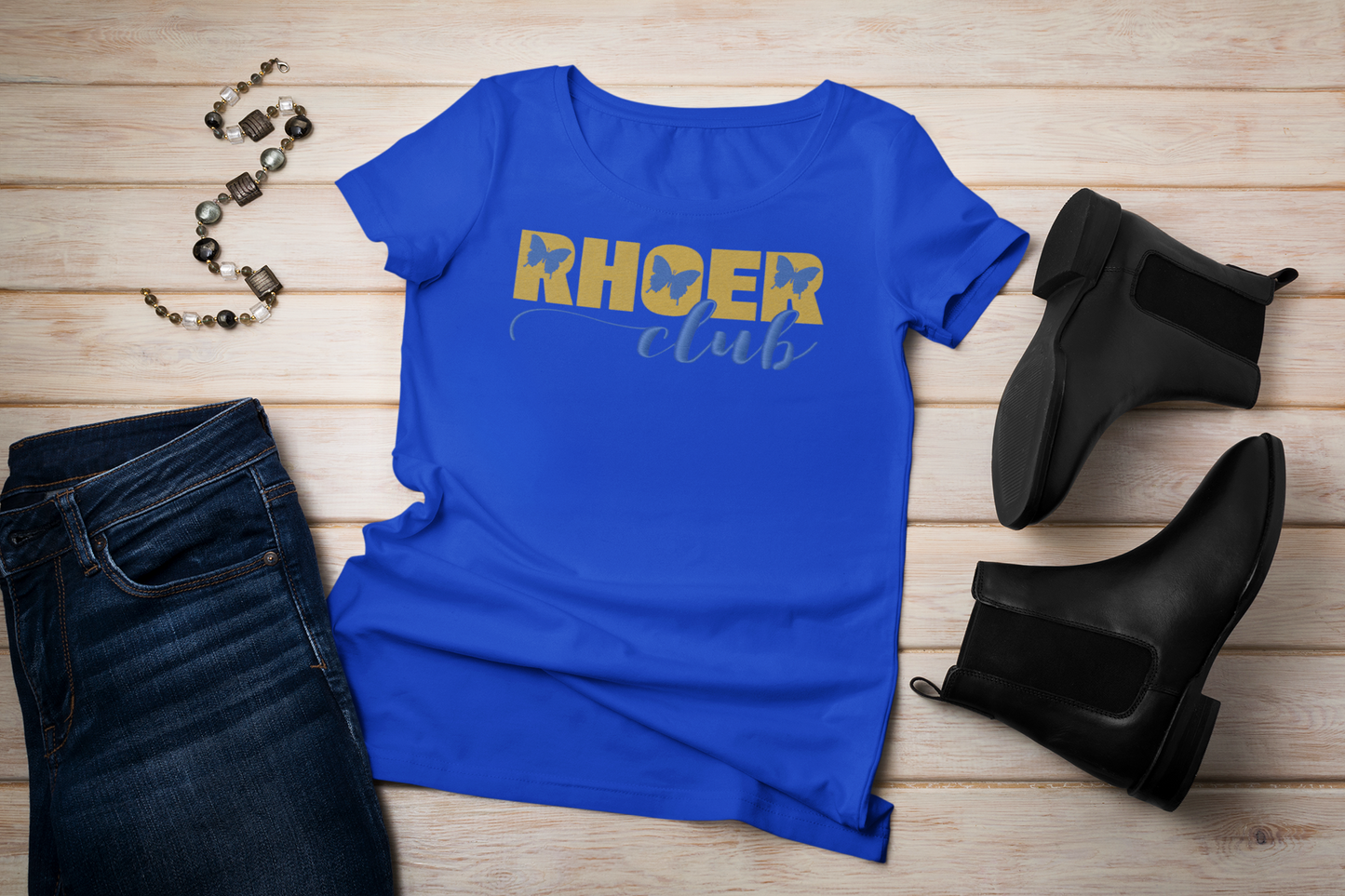 Rhoer Club Embroidered T-shirt