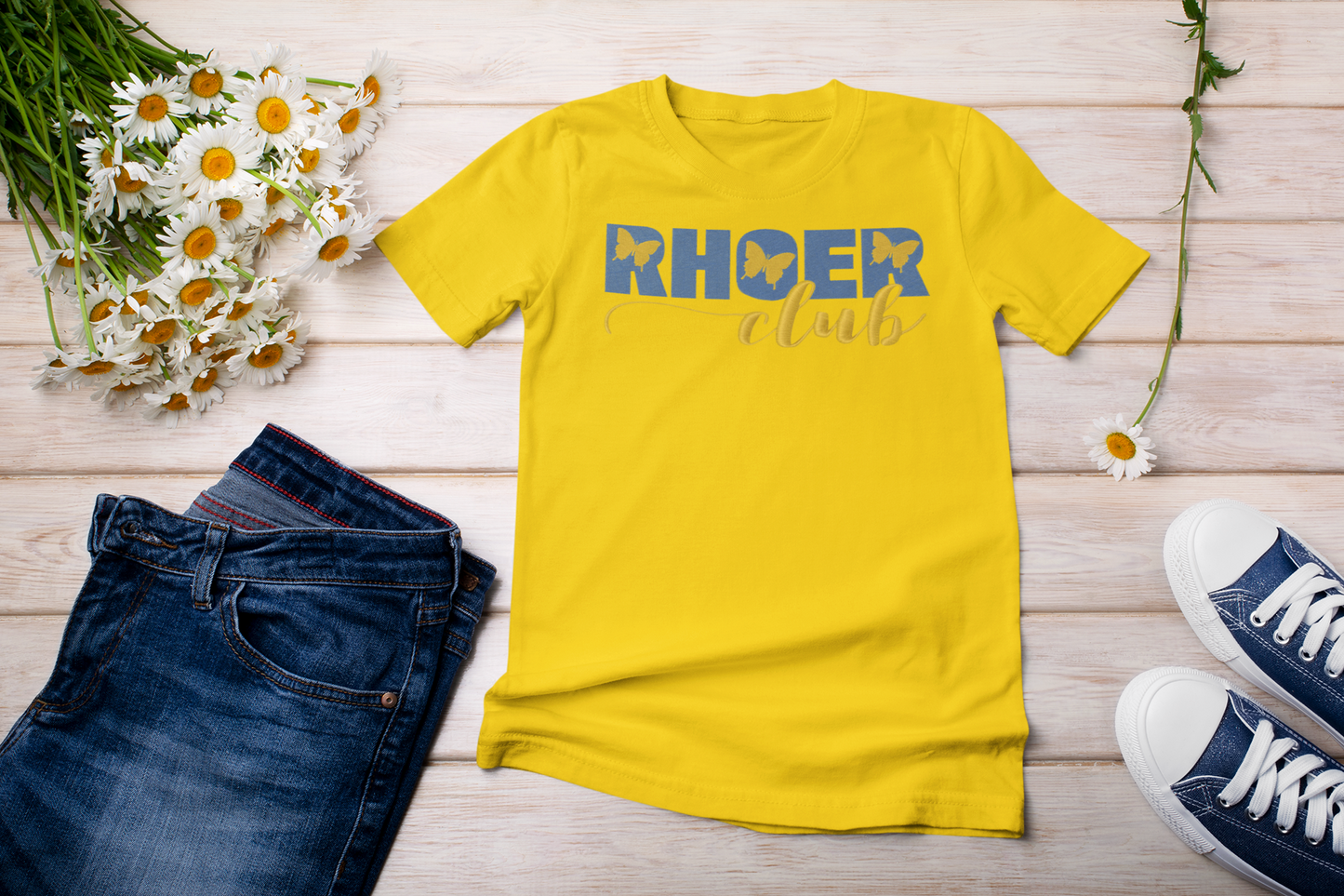 Rhoer Club Embroidered T-shirt