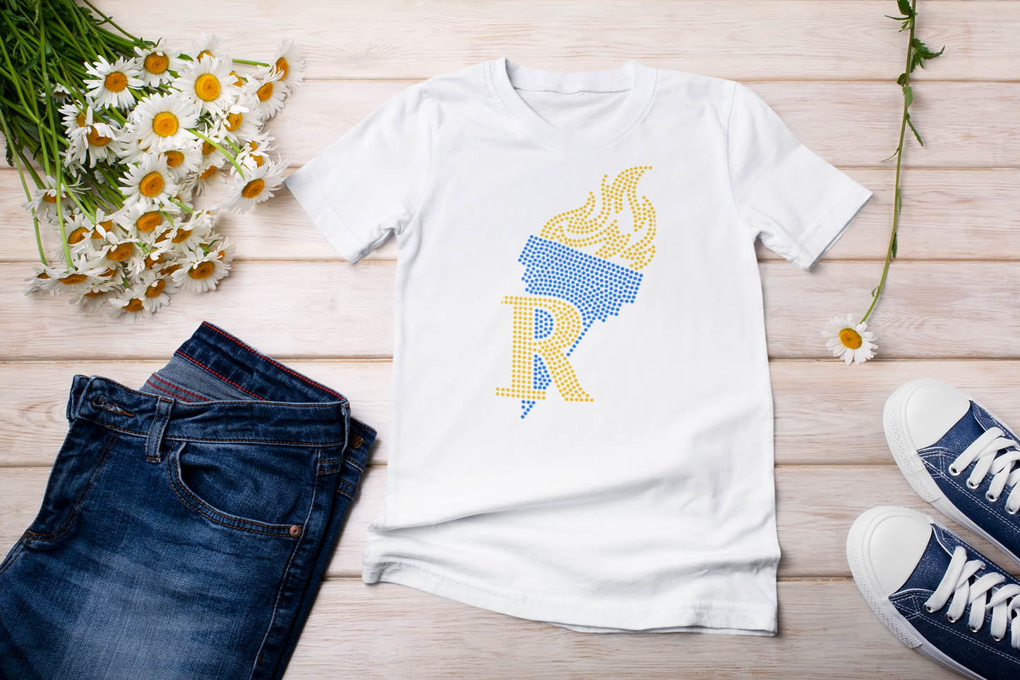 Rhoer Torch Rhinestone Shirt